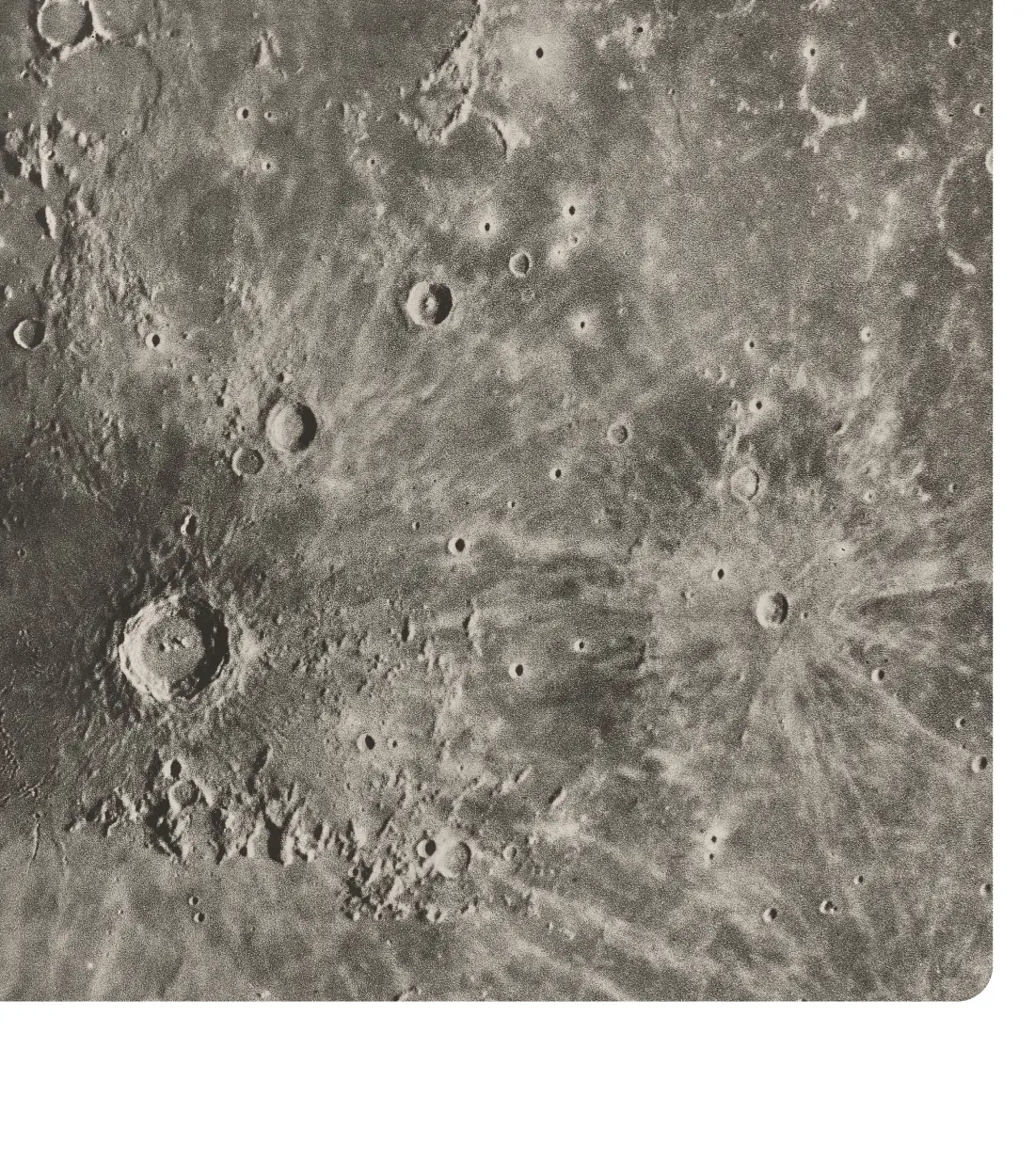 Moon surface